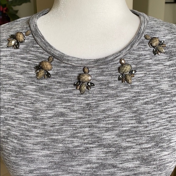 Top with Embellished Neckline - Picture 2 of 5